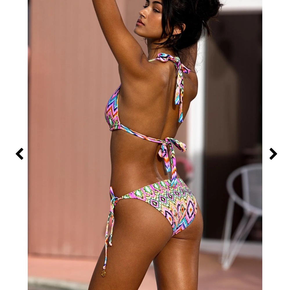 Luli Fama Bikini NWT Miami Sorbet Size Medium - Picture 4 of 13